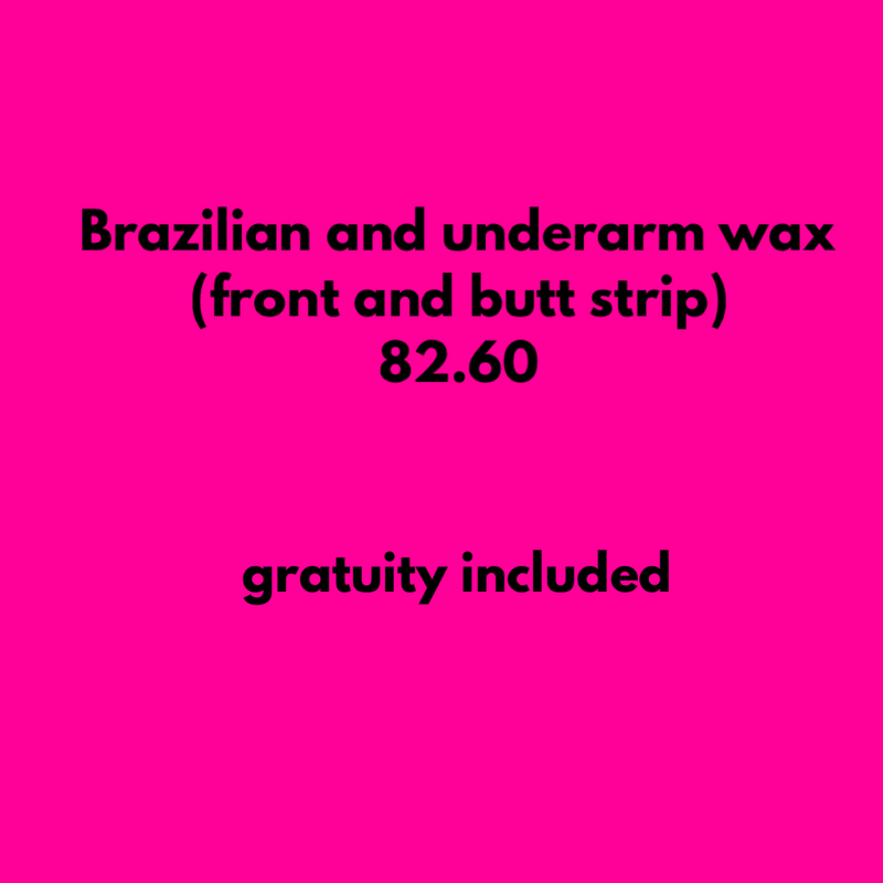 BRAZILIAN & UNDERARM (front & butt strip)